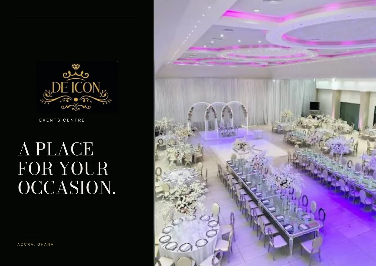 Cover of the De Icon Events Centre brochure